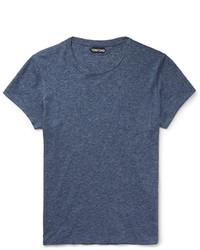 T-shirt bleu marine Tom Ford