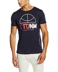 T-shirt bleu marine Tom Tailor Denim