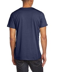 T-shirt bleu marine Wesc