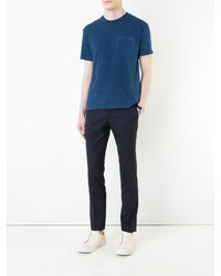 T-shirt bleu Cerruti