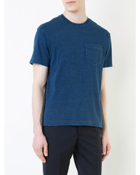 T-shirt bleu Cerruti