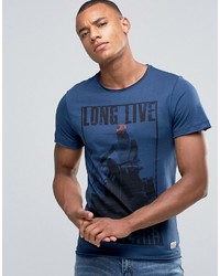 T-shirt bleu Blend of America