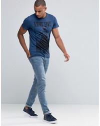 T-shirt bleu Blend of America