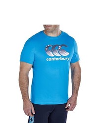 T-shirt bleu Canterbury