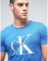 T-shirt bleu Calvin Klein Jeans