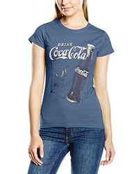 T-shirt bleu Coca Cola