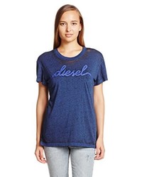 T-shirt bleu Diesel