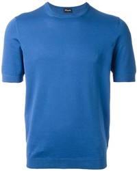 T-shirt bleu Drumohr