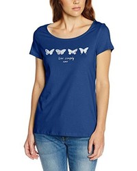 T-shirt bleu Esprit