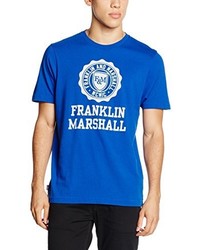 T-shirt bleu Franklin & Marshall