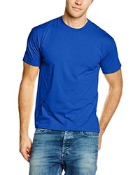 T-shirt bleu Fruit of the Loom