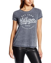 T-shirt bleu Hilfiger Denim