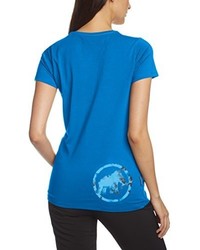 T-shirt bleu Mammut