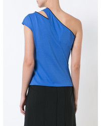 T-shirt bleu Thierry Mugler