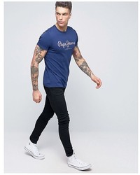 T-shirt bleu Pepe Jeans