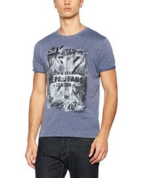 T-shirt bleu Pepe Jeans