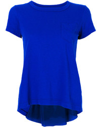 T-shirt bleu Sacai