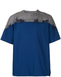 T-shirt bleu Sacai