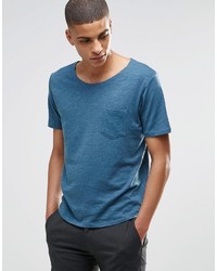T-shirt bleu Selected