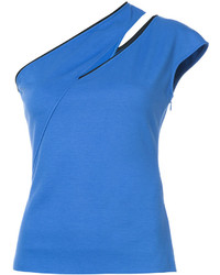 T-shirt bleu Thierry Mugler