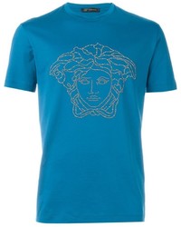 T-shirt bleu Versace
