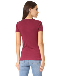 T-shirt bordeaux Petit Bateau