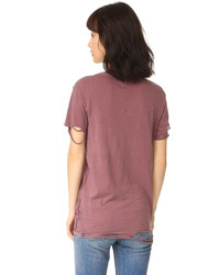 T-shirt bordeaux NSF