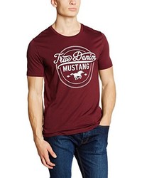 T-shirt bordeaux Mustang