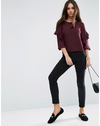 T-shirt bordeaux Asos