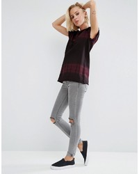 T-shirt bordeaux Asos