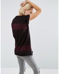 T-shirt bordeaux Asos