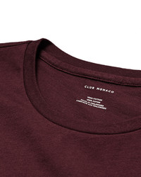 T-shirt bordeaux Club Monaco