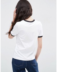 T-shirt brodé blanc Asos