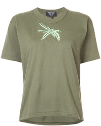 T-shirt brodé olive Creatures of the Wind