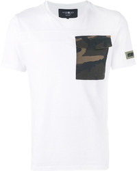 T-shirt camouflage blanc Hydrogen