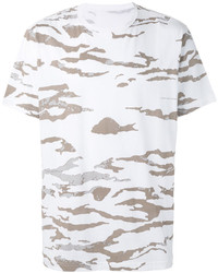 T-shirt camouflage blanc MHI