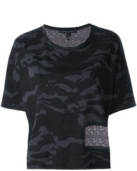 T-shirt camouflage noir Marc Jacobs