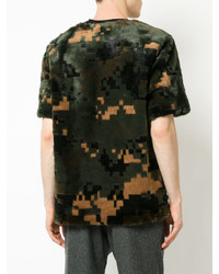 T-shirt camouflage olive Sacai