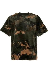 T-shirt camouflage olive Sacai