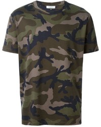 T-shirt camouflage olive Valentino