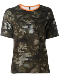 T-shirt camouflage olive Versus