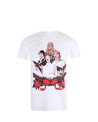 T-shirt de noël blanc Star Wars