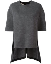 T-shirt en laine gris foncé Marni