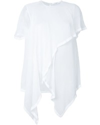 T-shirt en soie blanc Givenchy