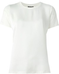 T-shirt en soie blanc Theory