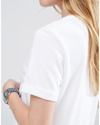 T-shirt en tricot blanc Asos