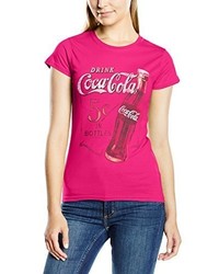 T-shirt fuchsia Coca Cola