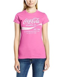 T-shirt fuchsia Coca Cola