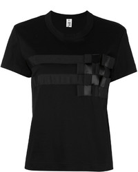 T-shirt géométrique noir Comme des Garcons