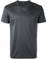 T-shirt gris foncé Alexander McQueen
